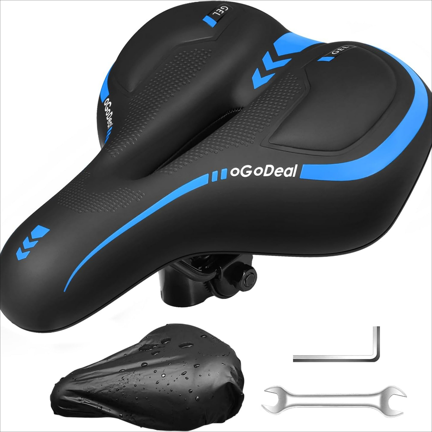 TEMU Bicycle , Comfortable Gel For - Ergonomic, Wide And Breathable For , Mountain Bikes, Racing Bikes And Electric Bikes - Including Installation