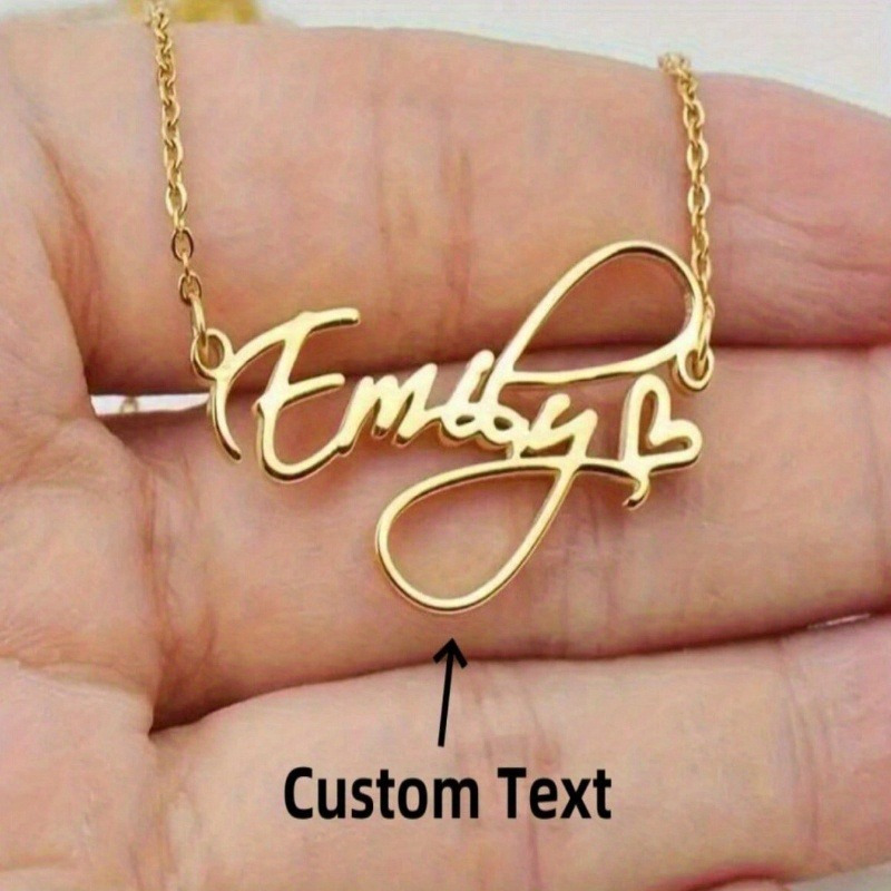 Women's Stylish Heart-Shaped Personalized Necklace
