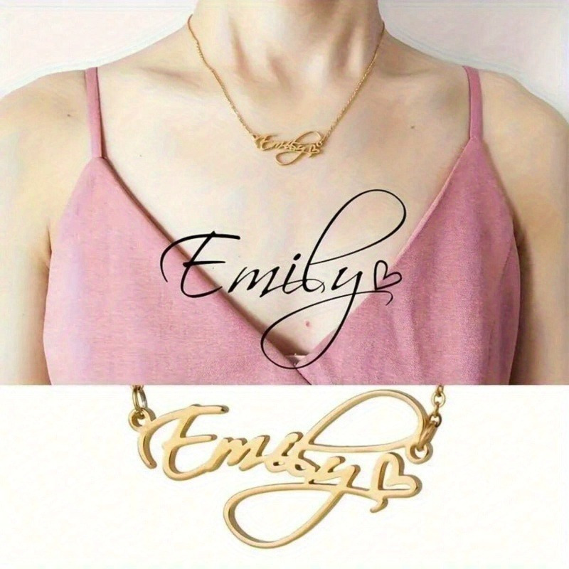 Women's Stylish Heart-Shaped Personalized Necklace