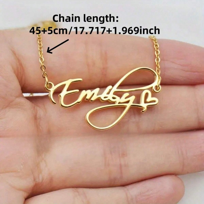 Women's Stylish Heart-Shaped Personalized Necklace