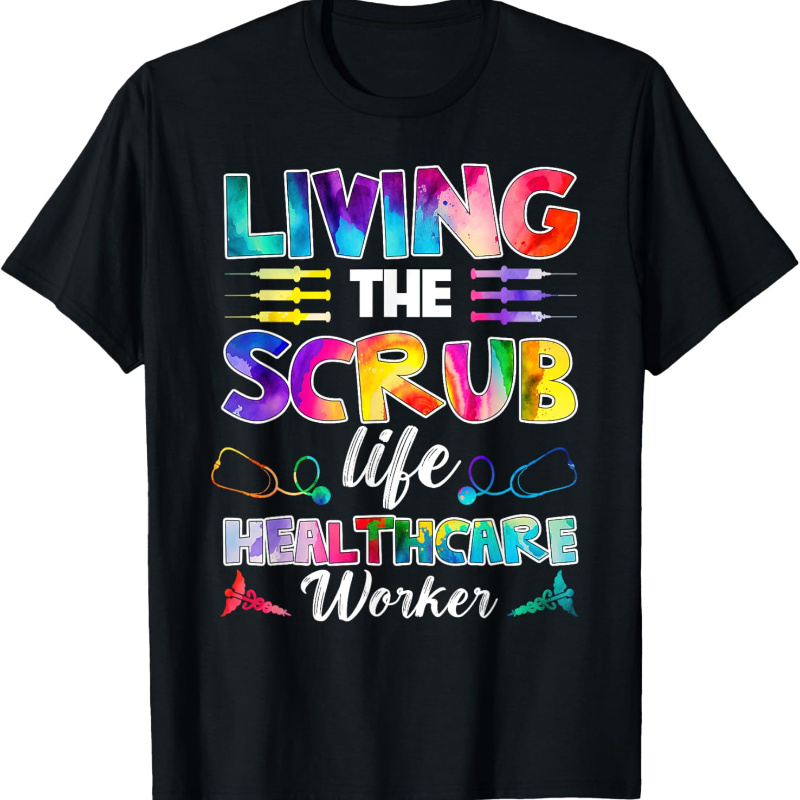 

Tie Dye Shirt Women Living Worker T-shirt