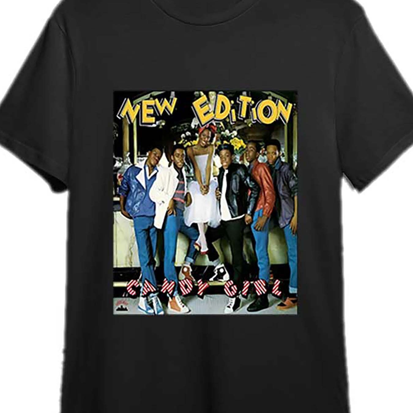 

New Retro Cover T-shirt, New T-shirt 337129, 's Short Sleeve Printed T-shirt Series Black Pr