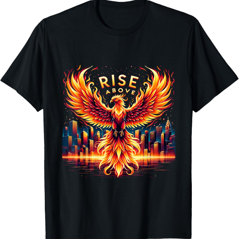 

Phoenix Fire Bird Inspirational Motivational T-shirt