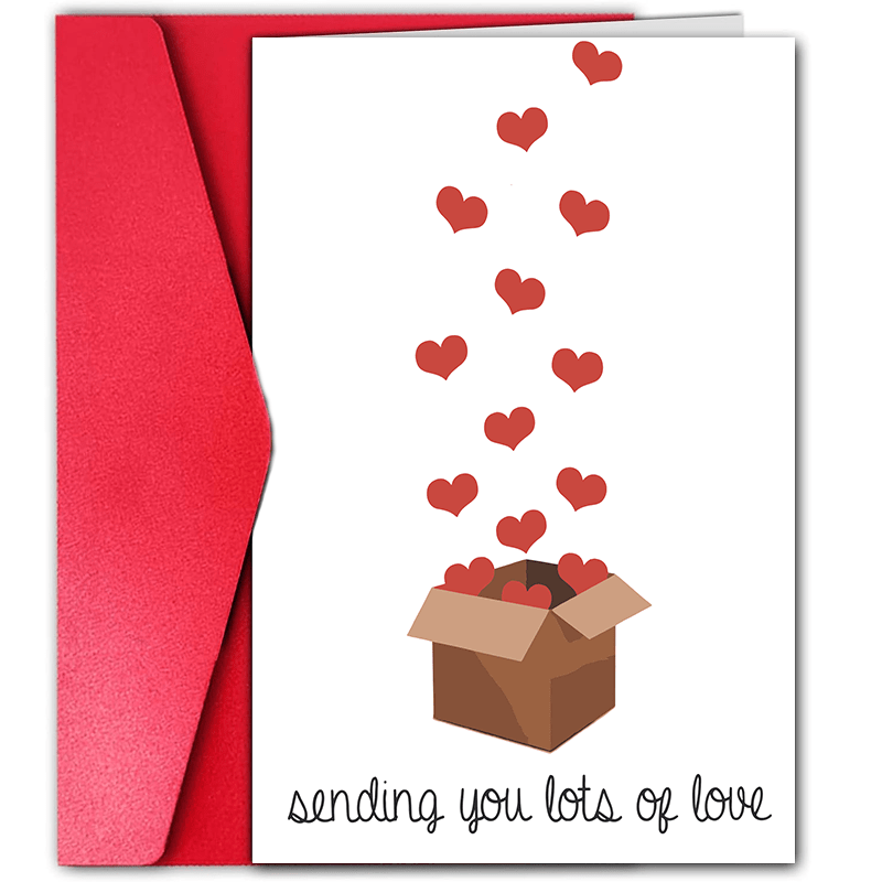 

Long Distance Love: 1pc Greeting Card For Missing Someone - Perfect For Birthdays & Deployment