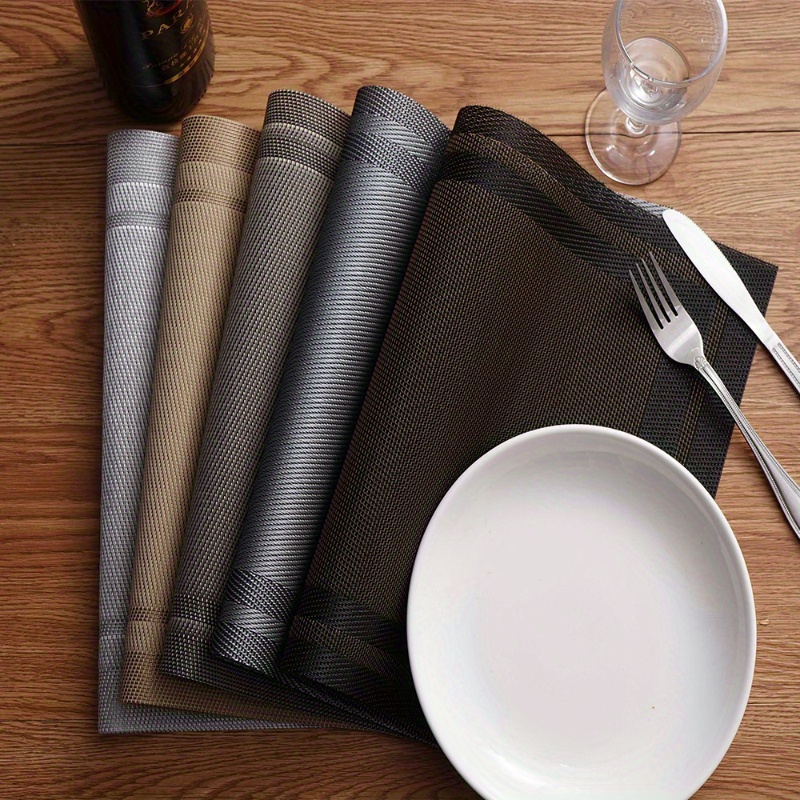 

High-grade Western Placemat European Non-slip Heat-insulated Table Mat Dustproof And Anti-slip Table Runner Hotel Placemat