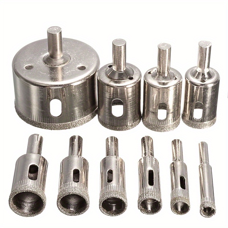 

10pcs Diamond Bit Set - For , , & - , &