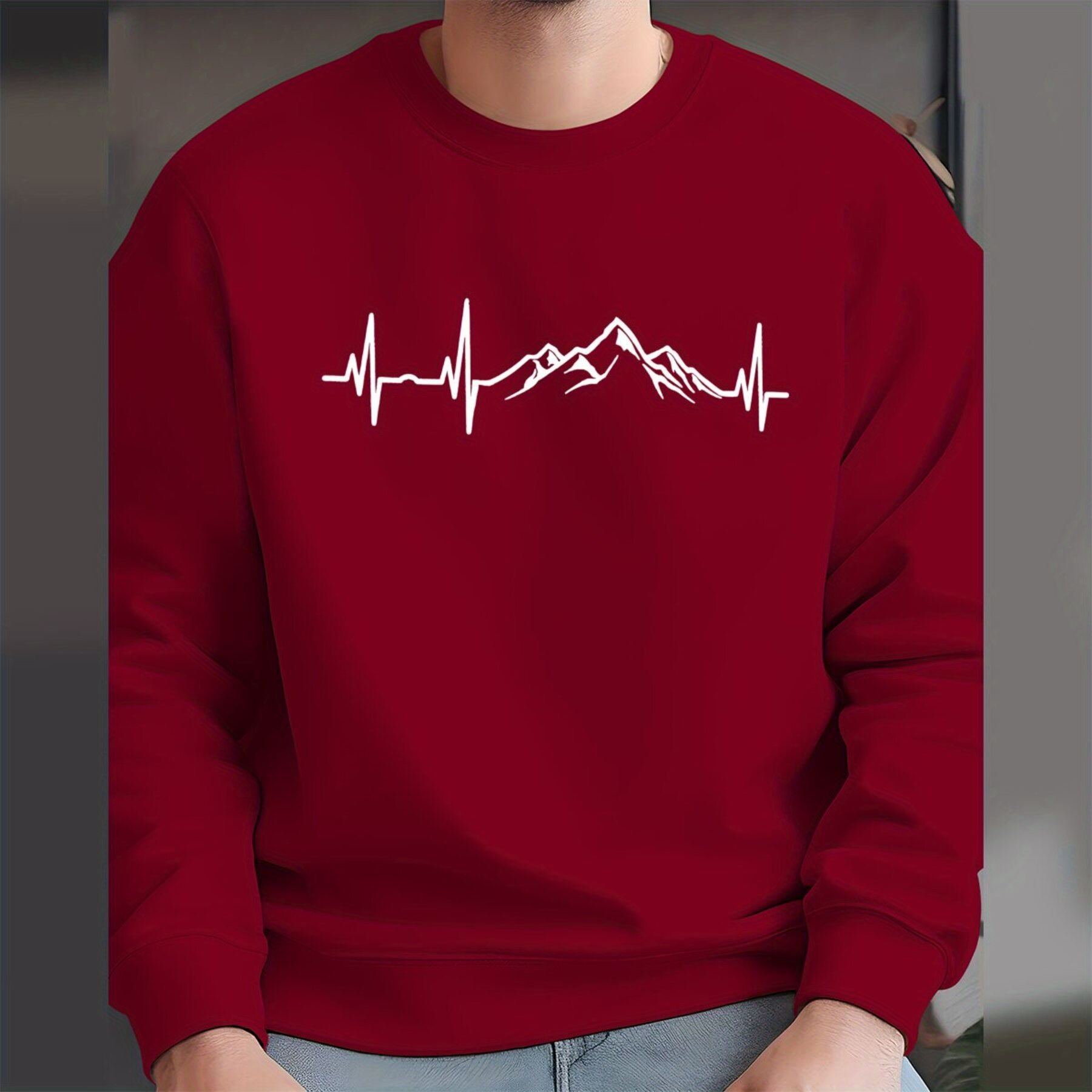 

Long Sweatshirt - Comfortable & , For & Fall