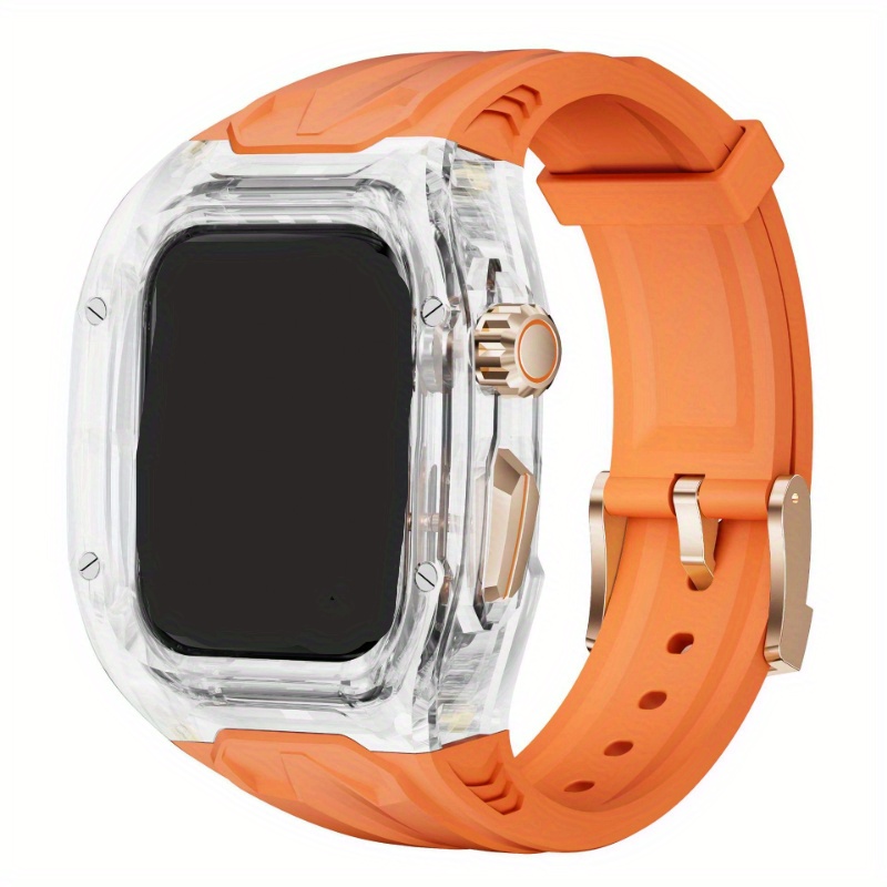 Compatible with The Apple Watch Iwatch Ultra 49Mm, It Also Works with The 10Th Generation 46Mm, 44Mm/45Mm Series SE/2/3/4/5/6/7/8/9. This Kit Includes a Hard PC Case And TPU Strap Module, Suitable for Both Men And Women. Available in Various Colors, It Offers Scratch And Shock Resistance As Replacement Accessories.