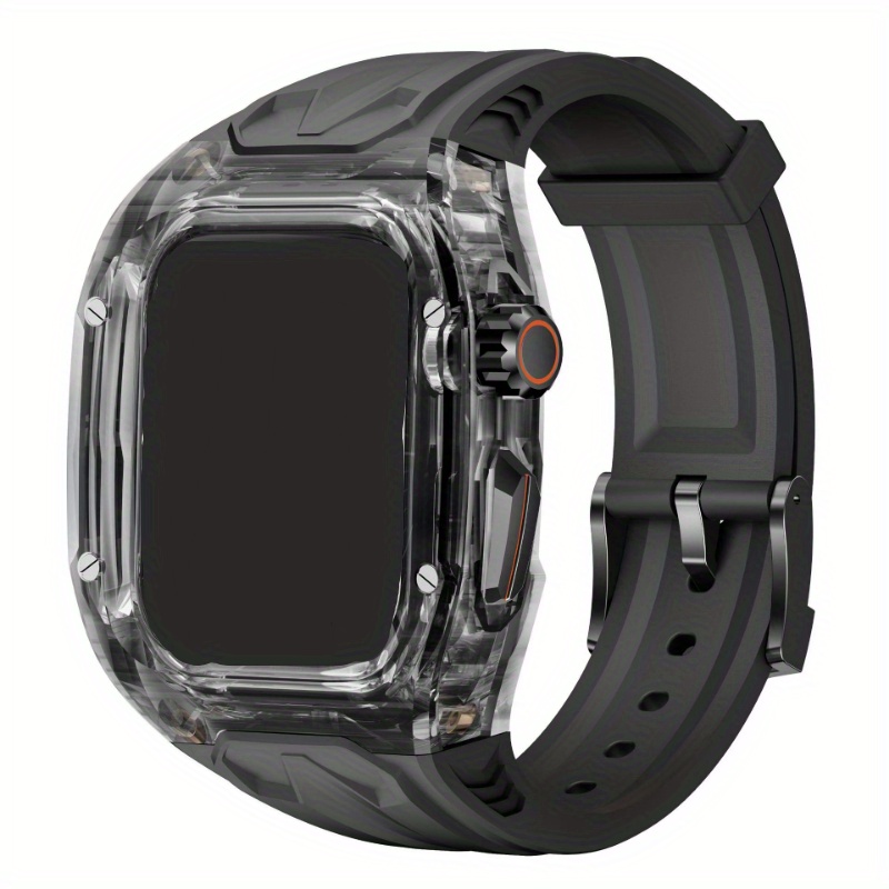 Compatible with The Apple Watch Iwatch Ultra 49Mm, It Also Works with The 10Th Generation 46Mm, 44Mm/45Mm Series SE/2/3/4/5/6/7/8/9. This Kit Includes a Hard PC Case And TPU Strap Module, Suitable for Both Men And Women. Available in Various Colors, It Offers Scratch And Shock Resistance As Replacement Accessories.