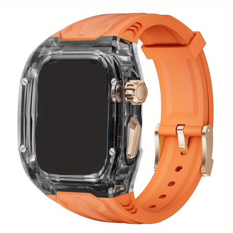 Compatible with The Apple Watch Iwatch Ultra 49Mm, It Also Works with The 10Th Generation 46Mm, 44Mm/45Mm Series SE/2/3/4/5/6/7/8/9. This Kit Includes a Hard PC Case And TPU Strap Module, Suitable for Both Men And Women. Available in Various Colors, It Offers Scratch And Shock Resistance As Replacement Accessories.