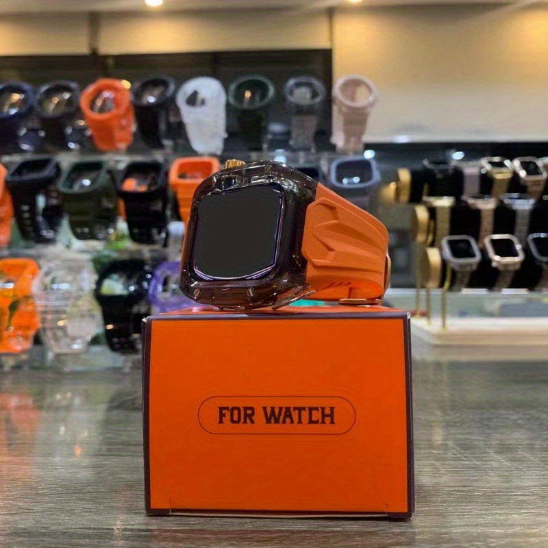 Compatible with The Apple Watch Iwatch Ultra 49Mm, It Also Works with The 10Th Generation 46Mm, 44Mm/45Mm Series SE/2/3/4/5/6/7/8/9. This Kit Includes a Hard PC Case And TPU Strap Module, Suitable for Both Men And Women. Available in Various Colors, It Offers Scratch And Shock Resistance As Replacement Accessories.