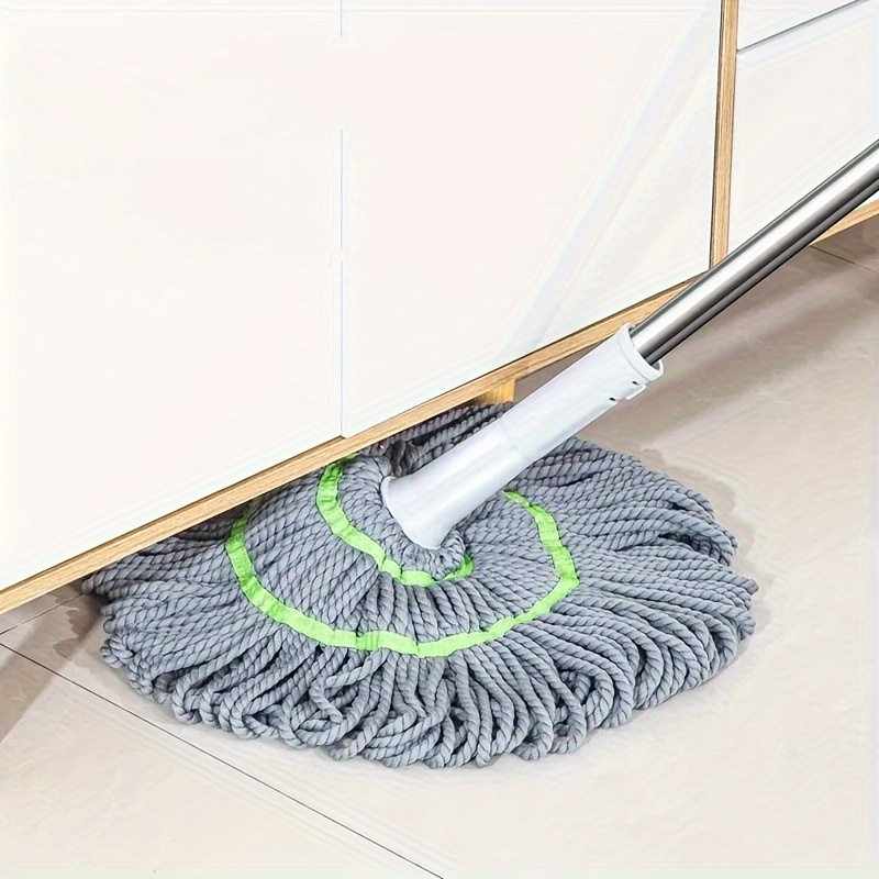 TEMU -twist Mop And Bucket Set - -free Washing For Hardwood, & - For , , Bathroom Cleaning - No Needed