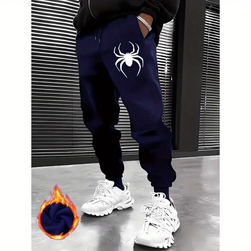 

Spider Sweatpants Trendy Youth Pants Trousers Students Casual Printed Drawstring Pants For Men