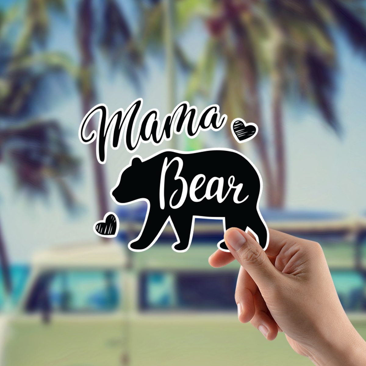 

Bear Decal - For Car , , Laptop | Accessories