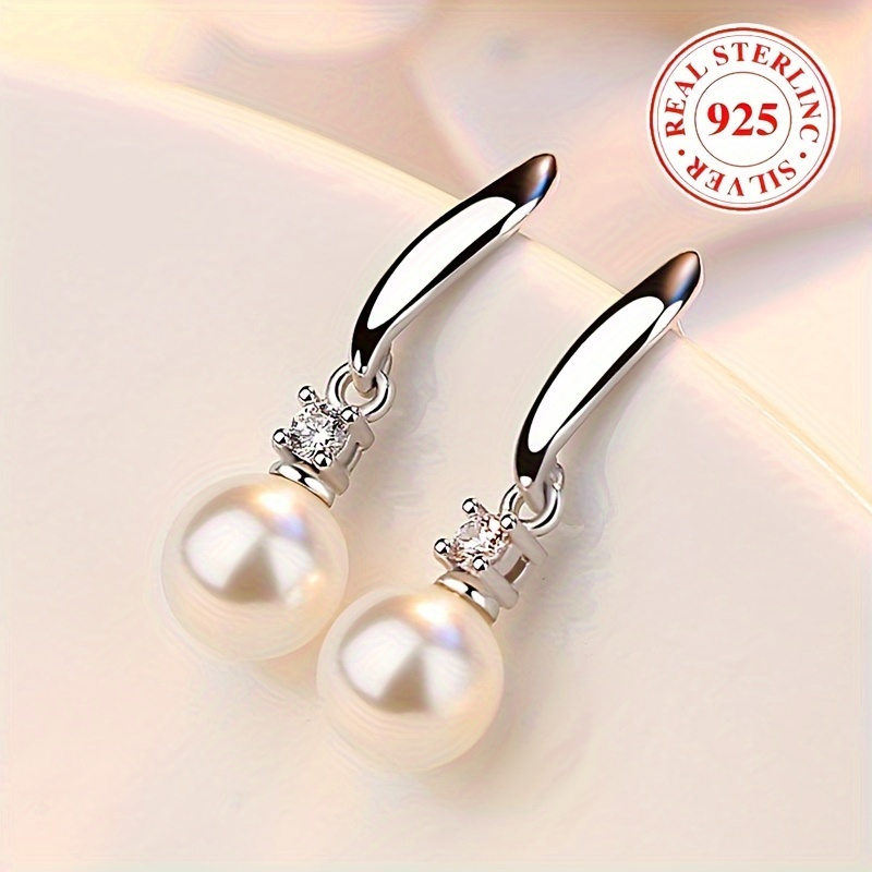 

New 925 Sterling Silver Anti-allergic Earrings, Decorative Pendant Earrings, Simple And Luxurious Style, Daily For And , I You .