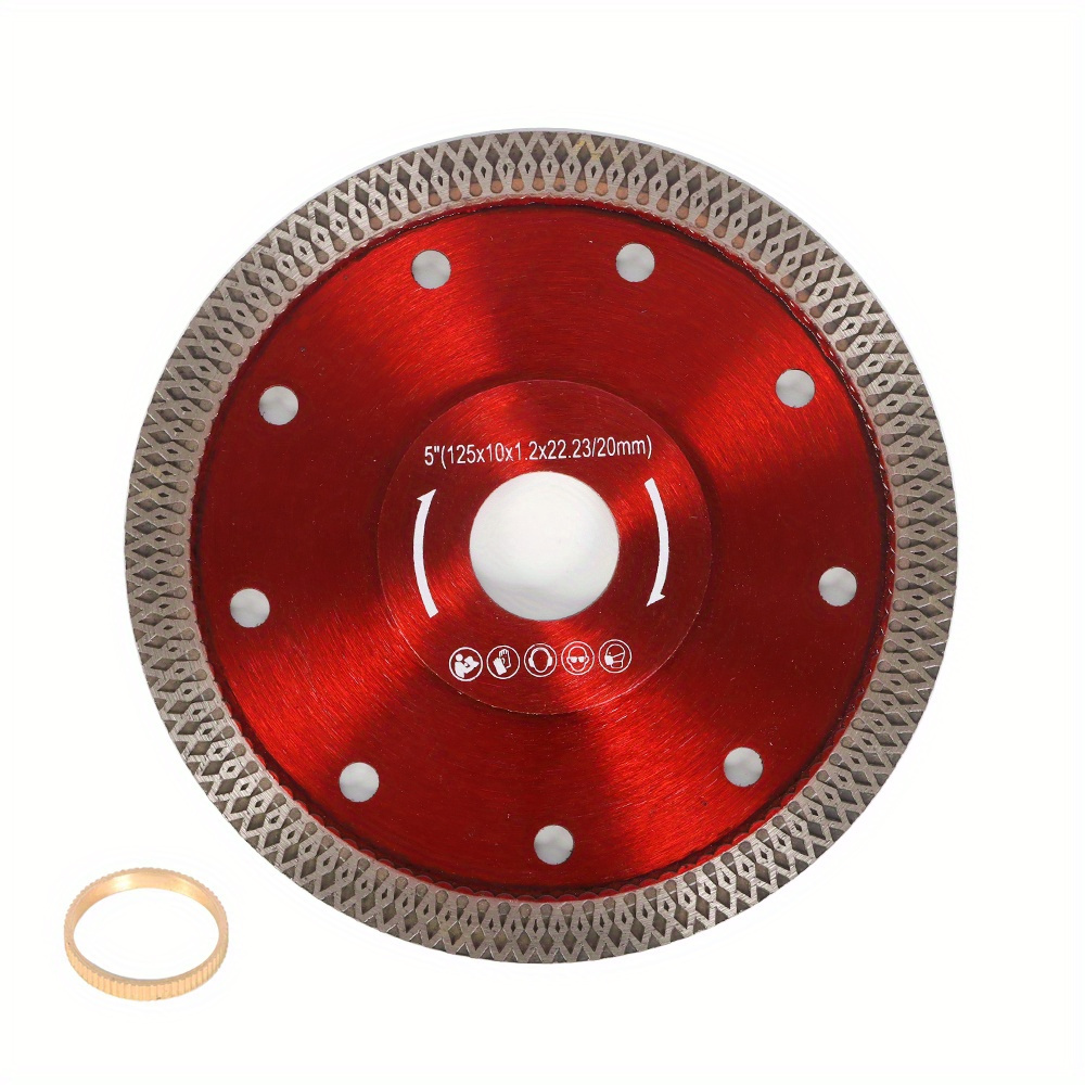 

2 Pack 5" Cutting Diamond Saw Blade For Porcelain Granite