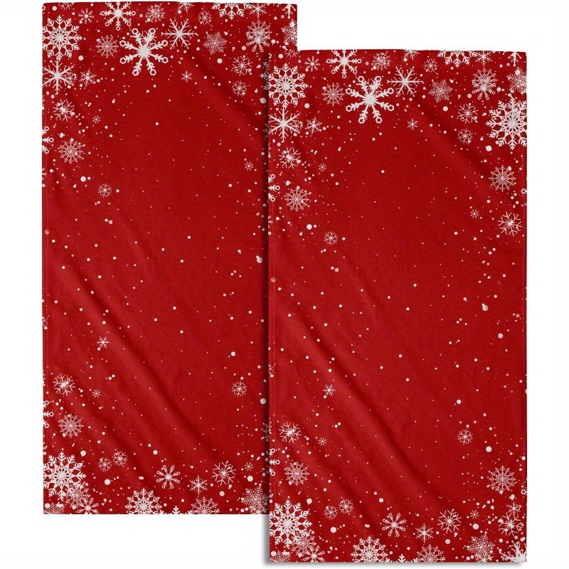 

Jit 2 Piece Set: 18 X 26 Inch Christmas Kitchen Towel - Bathroom Christmas, Tea Towel Drying Hand Towel Cooking Baking - Contemporary, Soft, Machine Washable