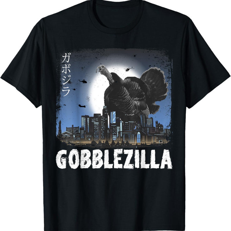 

Turkey Day Thanksgiving Gobblezilla T-shirt