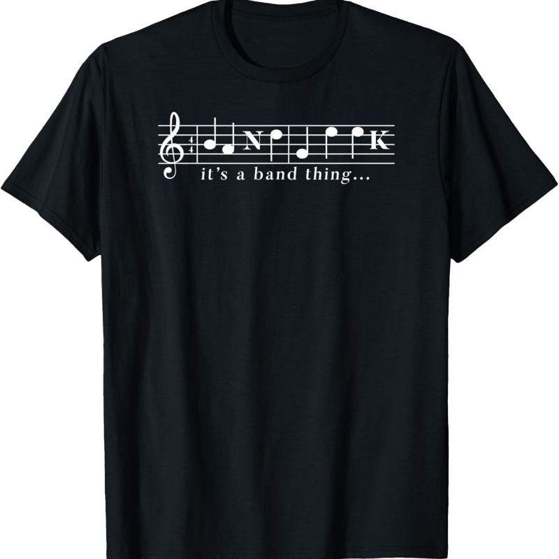 

It's A Band Thing Marching Shirt Men Women Geek Music Notes T-shirt