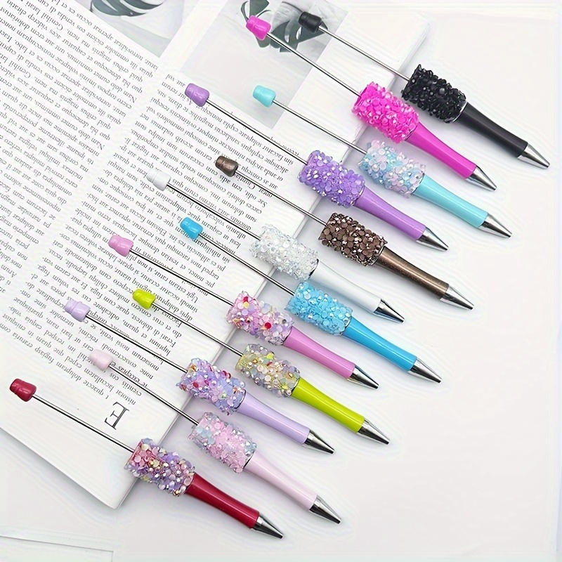 

[ ] 7pcs Sequins And Diamond Decorative Ballpoint Pen - Extendable, Rotatable , Tip - Suitable For Teenagers And Fun Ink