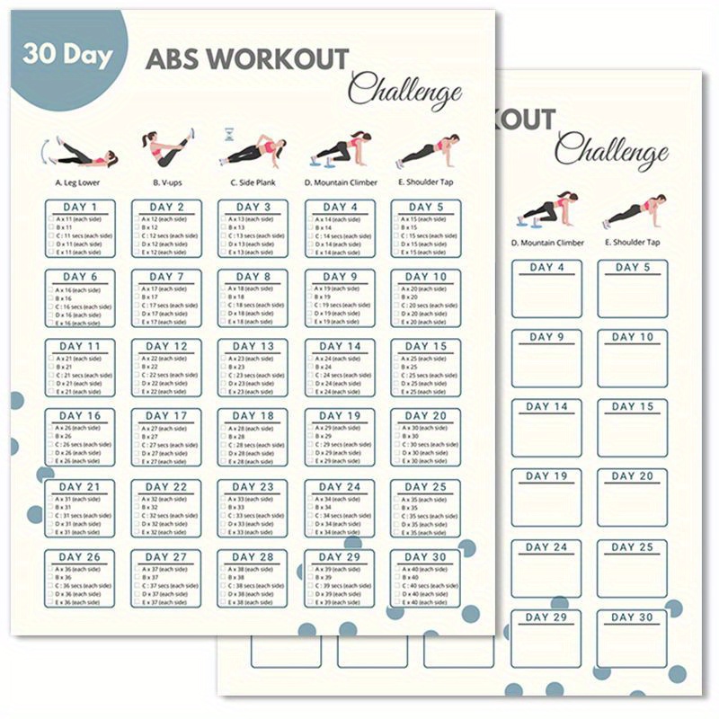 

Room Decor Abs , Workout Digital, Challenge, Home Workout Planner, Abs , Stomach Exercise, Set Of 2, 8x10 Inch