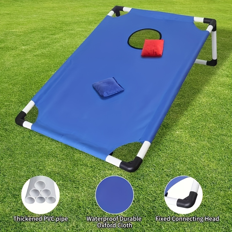 

Foldable Cornhole Game Set, Pvc Frame, , Portable Design For Camping & Entertainment, Polyester Fiber, , For 14+, Sports Toy