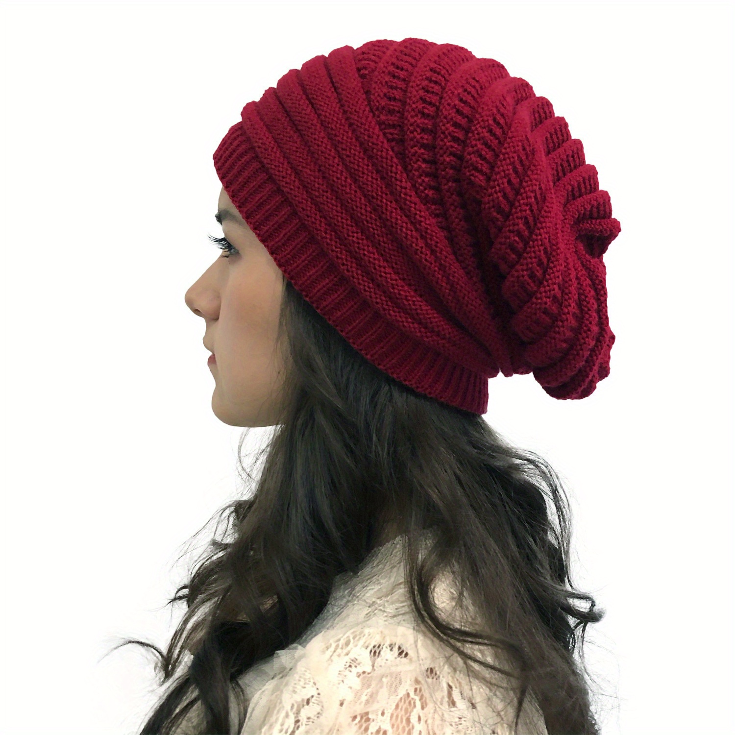winter ski hat elastic warm skull cap suitable skiing travel  display picture 1