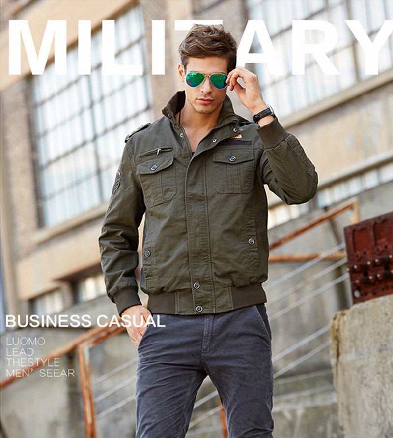 troubled walters military cargo jacket Cargo Jacket Mens