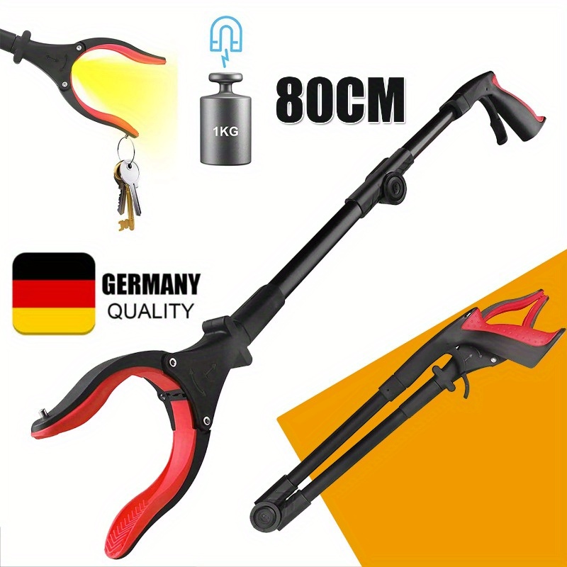 80cm Profi Greifhilfe Greifzange Greifarm Greifer Für Senioren 360° Seniorenzange