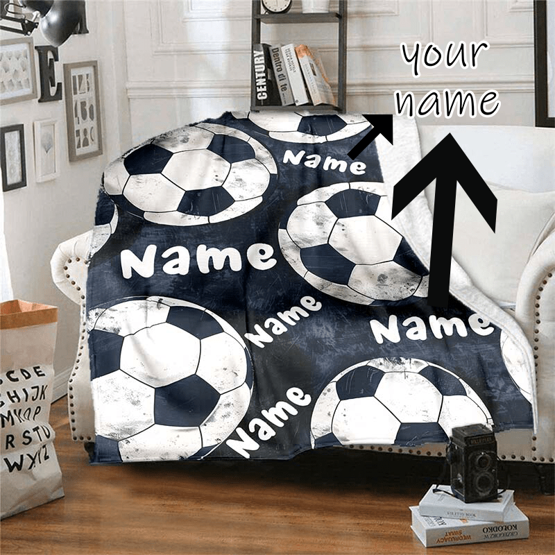 

Customized Name Blanket, Creative Soft Nap Blanket, Office Chair Blanket