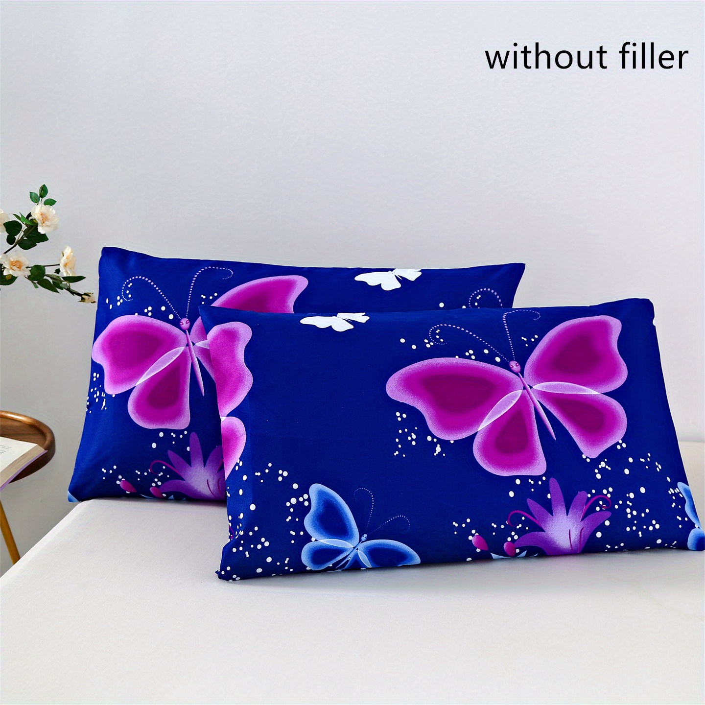 

2pcs Print Pillowcase Pair, Soft And Skin-friendly, Breathable, Two-piece Pillowcase Set, No Filling