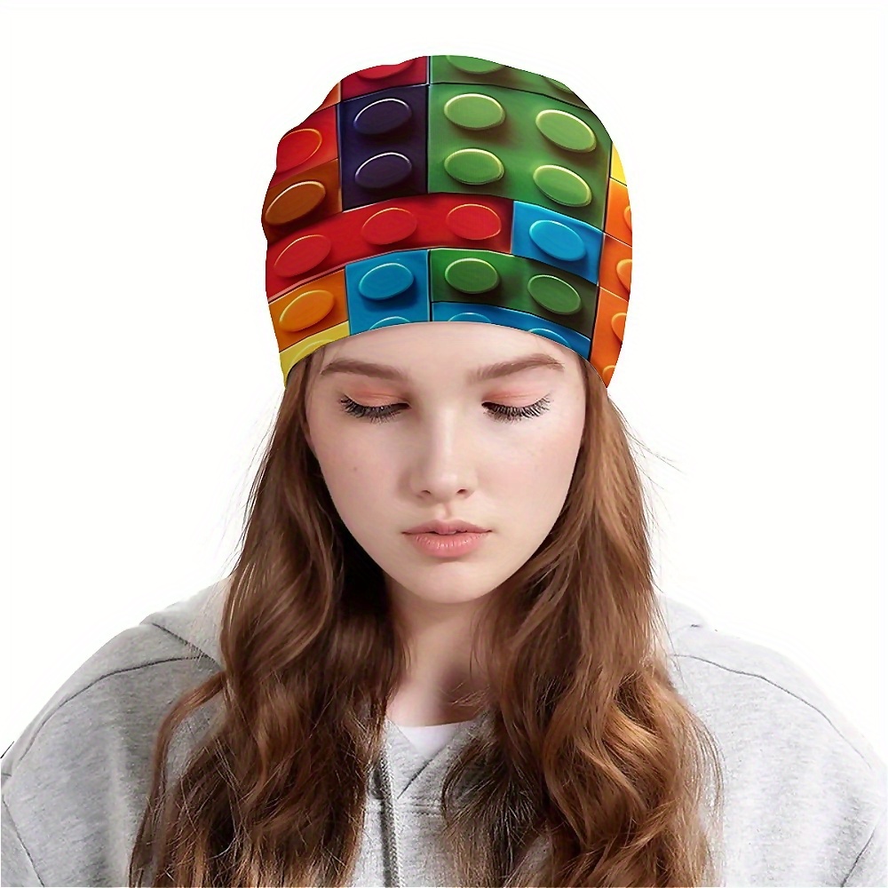 

Unisex Adjustable Knit Headband Hat - Casual Elastic Polyester Spandex Blend, Lightweight Warmth, Slip-on Style, Fashion Streetwear, Ideal For Daily Wear And Hip-hop Enthusiasts - Perfect Gift