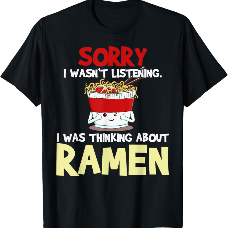 

Ramen Japanese Noodles Funny Gift Short Sleeve T-shirt