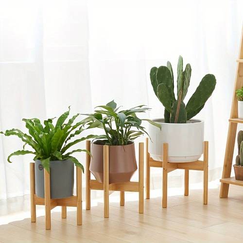 cross flower stand floor standing plant holder for living room and balcony pothos plants