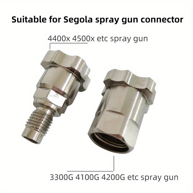   spray gun adapter metal replacement parts compatible with 4500 4400x 3300 4100 4200g models disposable gun cup accessories for home renovation tools