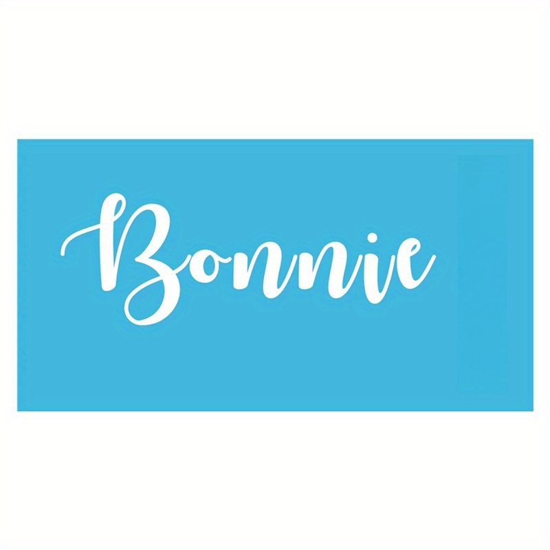 TEMU [1pcs Customized Beach Towel] 1pc Customized Beach Towels, Personalized Beach Blankets, Personalized Customizable Name Labels, Beach Towels,