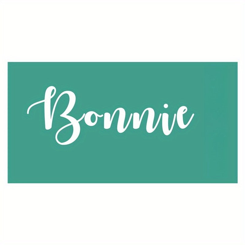 TEMU [ Customized Beach Towel] 1pc Customized Beach Towels, Personalized Beach Blankets, Personalized Customizable Name Labels, Beach Towels,