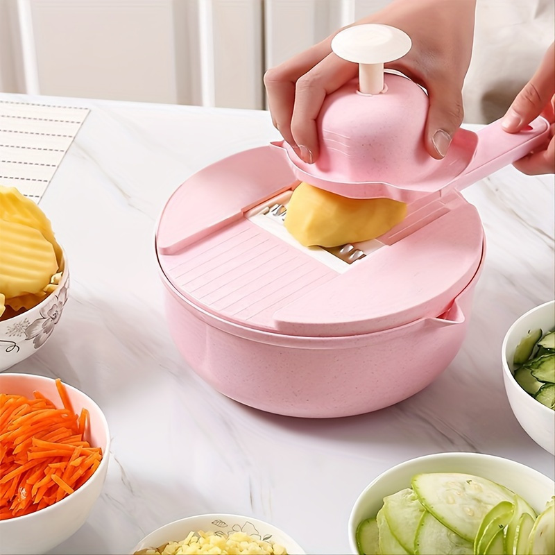 manual vegetable chopper multi functional plastic cutter for carrots potatoes   kitchen gadget for home and commercial use no electricity needed details 5