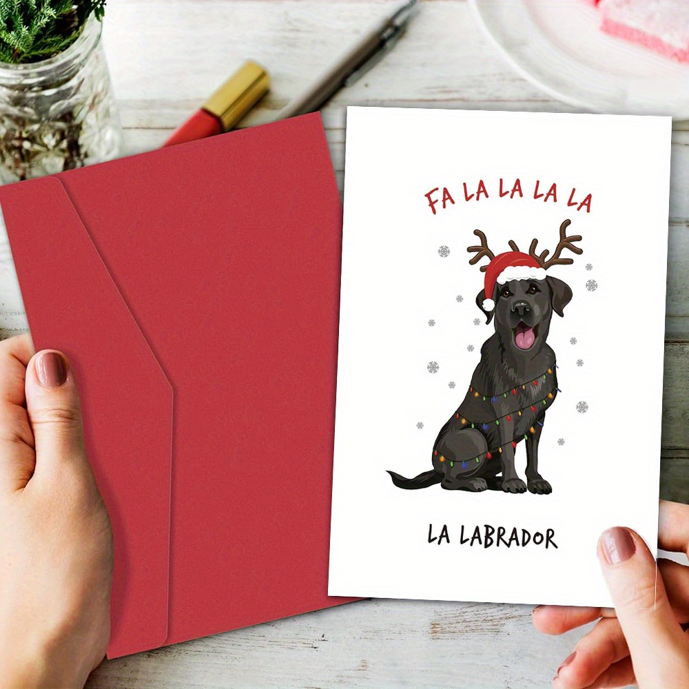 

Funny Labrador Christmas Card - Perfect Gift For Dog Lovers, | Unique Humor Greeting For Any