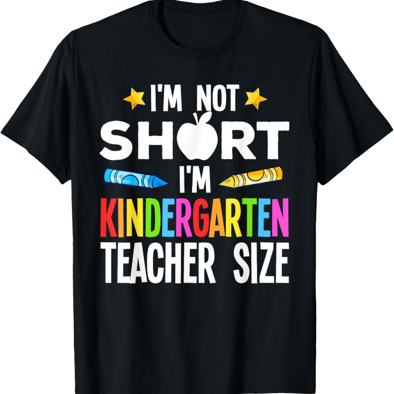 

Cool Kindergarten Teacher Art For Men Women Preschool Kinder T-shirt