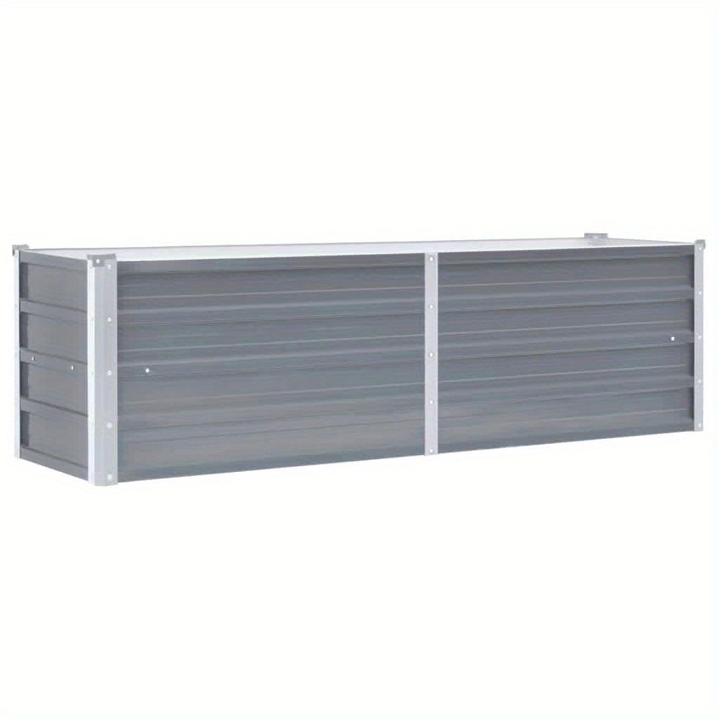 

Garden Raised Bed Kit 160x40x45 Cm - Diy Enthusiasts Galvanised Steel Planter For Weather Resistant Outdoor Use