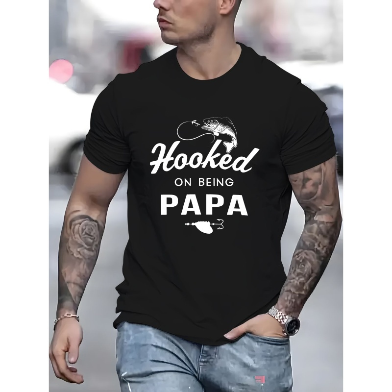 

Graphic Men's T-shirt - Casual & Stylish Short Sleeve Crew Neck Tee For Summer, Breathable Polyester