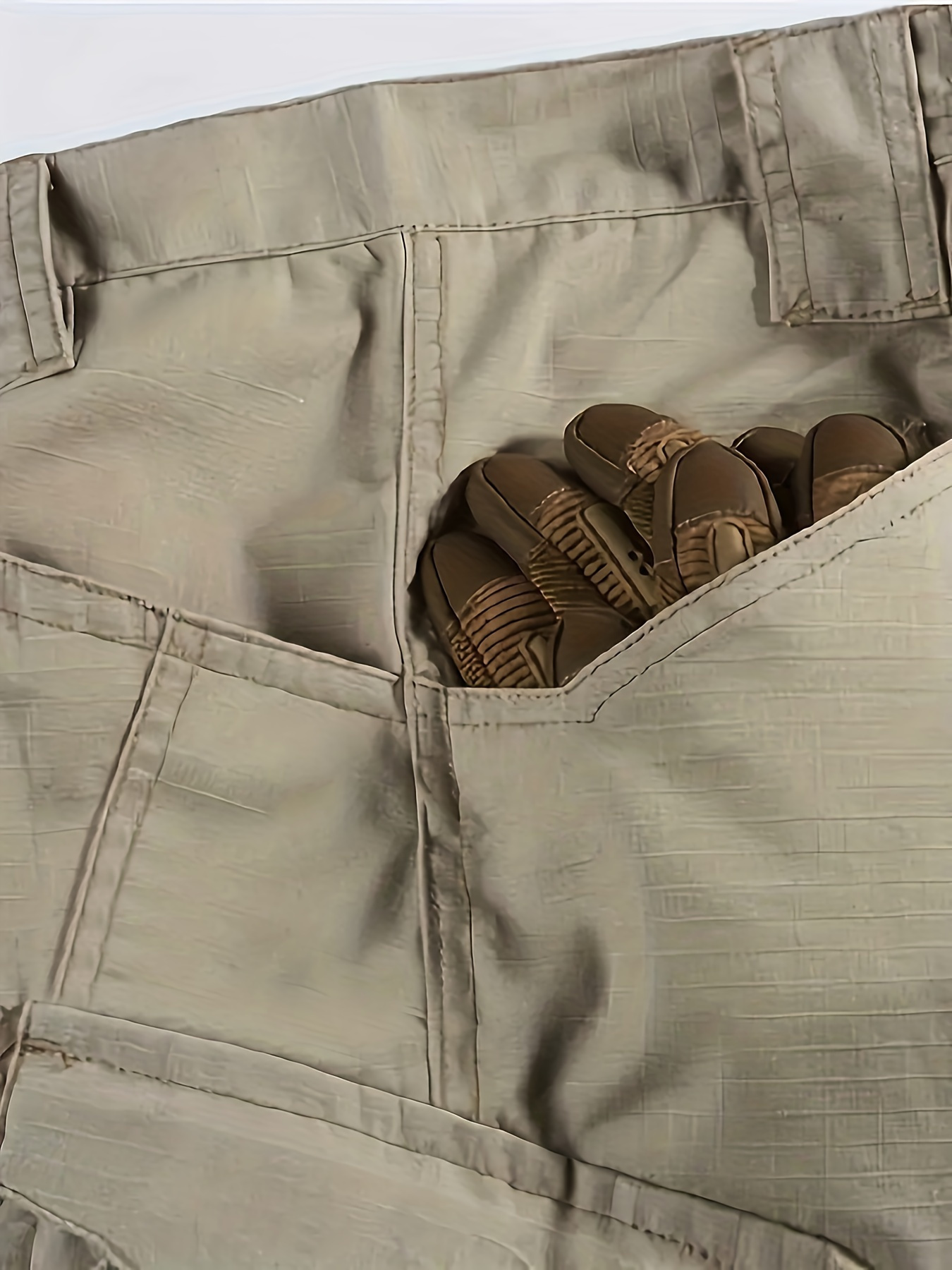 Mens High-Performance Tactical Cargo Pants, Sweatproof for Outdoor Hiking - Durable, Multi-Pocket Design, All-Weather Wear Resistance