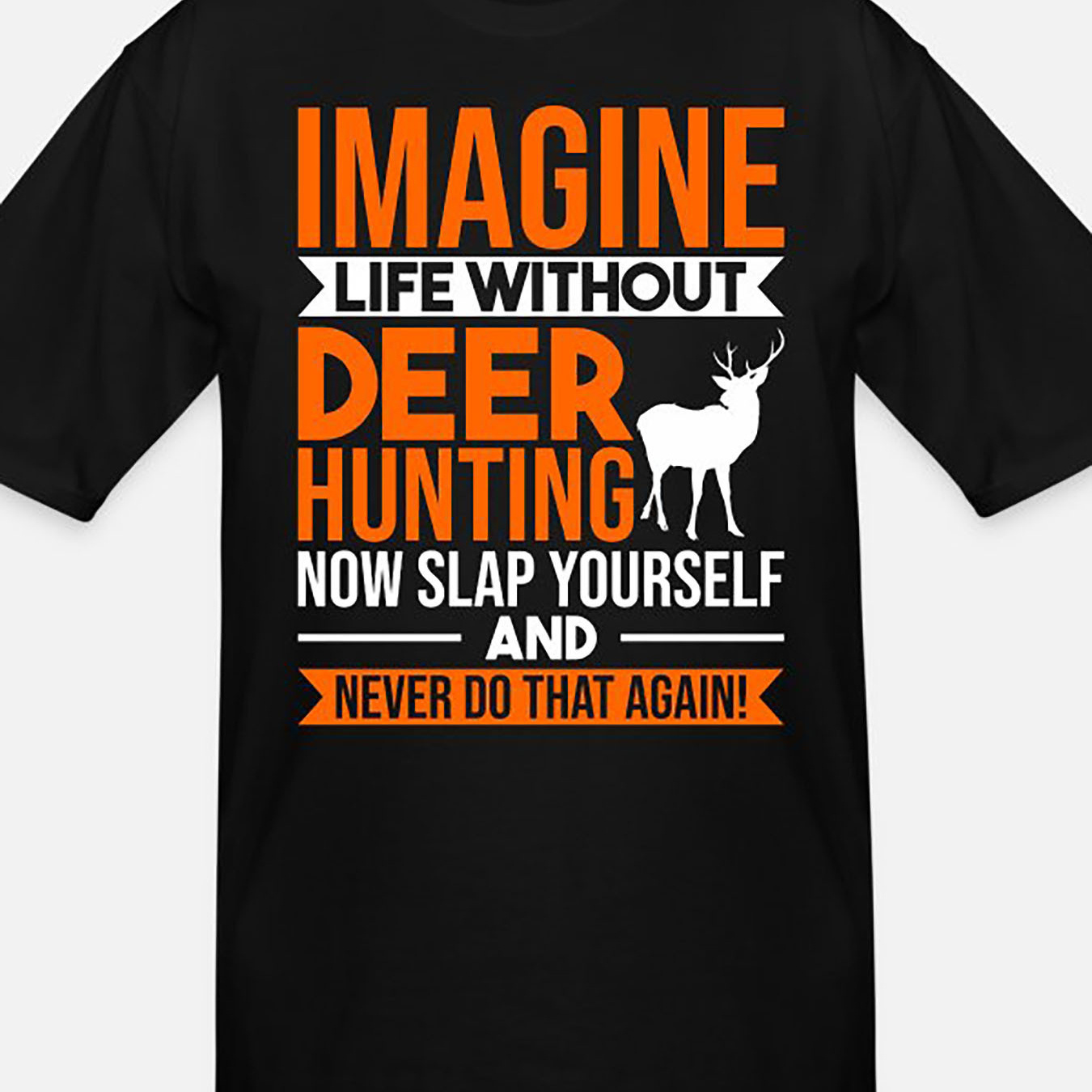 

100% Cotton T-shirt, Personalized Men's Wear, Deer Print, Men's Outdoor Casual Top, Comfortable And Stylish