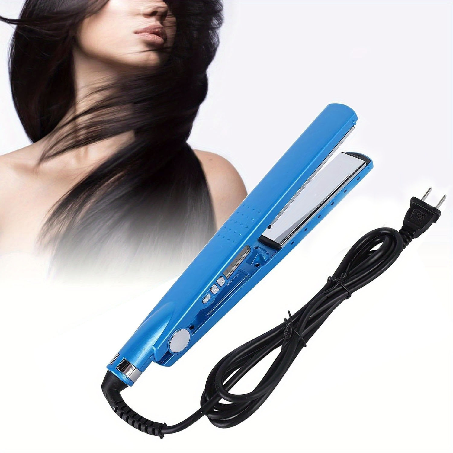 

Negative Ion With 5 Adjustable Temperatures, Professional Hair Straightener And Curler 2-in-1, Gifts For Day Gift