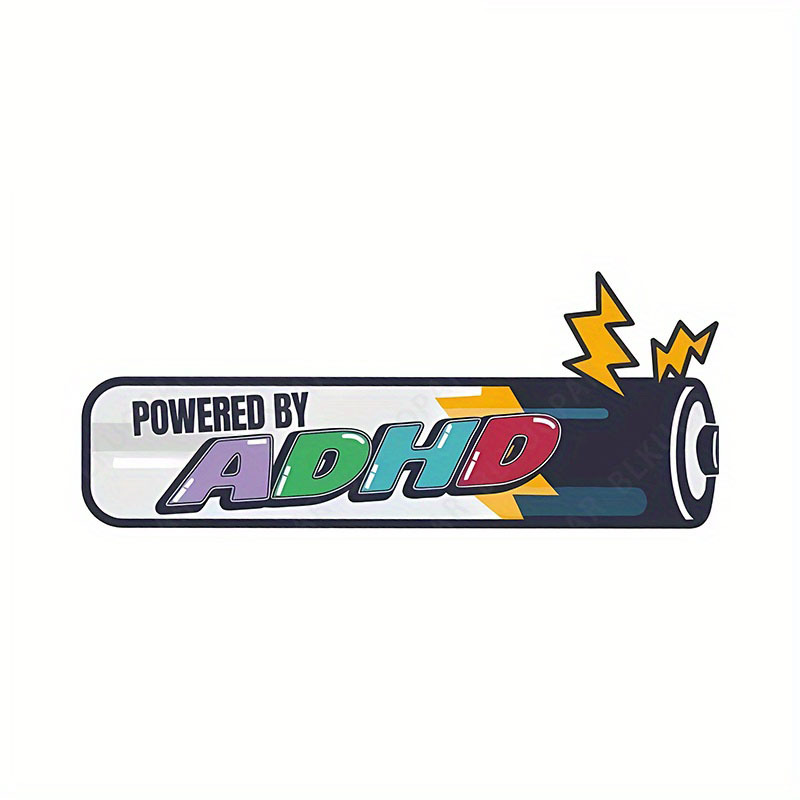 Power Vinyl Self-adhesive - Cars, Mountain Bikes And Computers - Easy To Apply With Cartoon Design
