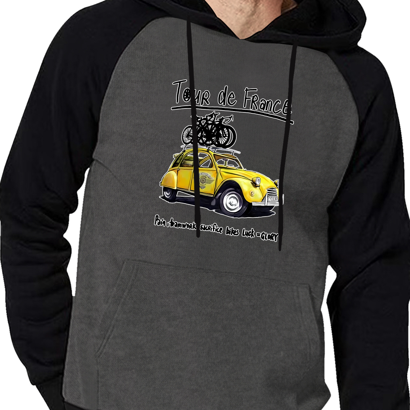 

Tour Themed Men's Casual Hoodie - Knit Polyester Fabric, Regular Fit, 100% Polyester Material, Casual Style, Hooded Collar, Slight Stretch, Printed Pattern Design Hooded Sweatshirt