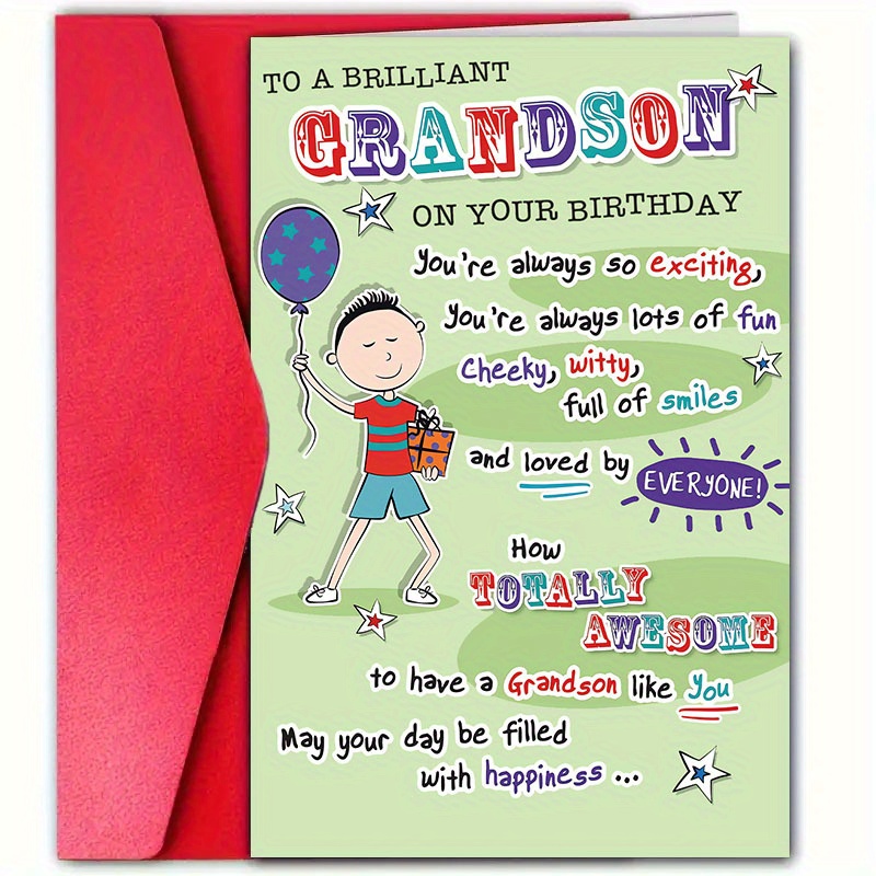 

Cherished Son Birthday Card - 4.7"x7" With Envelope, Perfect For Sons, Grandsons & Brothers - Heartfelt Wishes From Parents, Unique Greeting Card