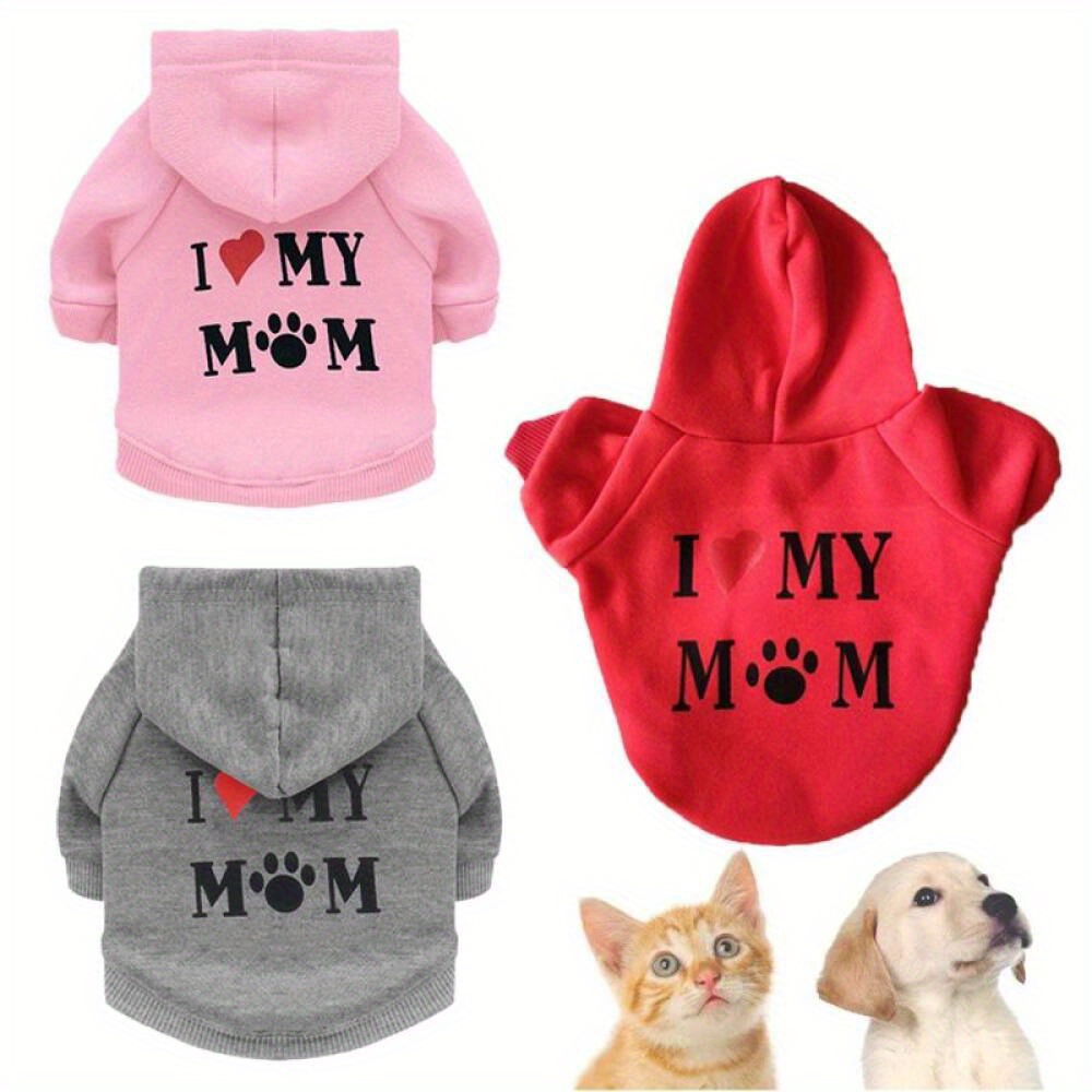 

I My Mom Dog - Pullover Pet Sweater For To Breeds, Non-woven , -on