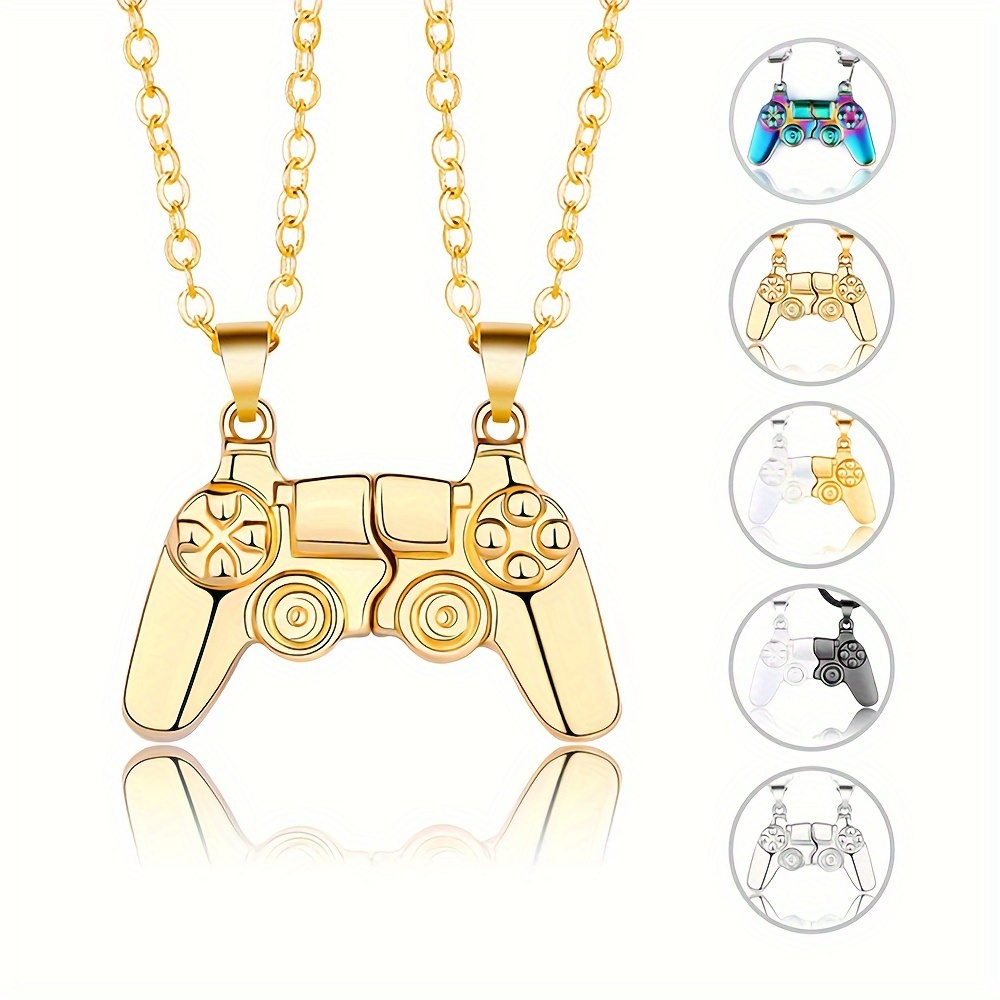 

Game Controller Pendant Necklaces For Couples & - Stylish Alloy Fashion Accessory